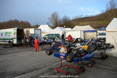 10/03/2013 : 1ère manche du Trophée Vincent Sanchez à Lavelanet (Photos Antoine Camblor) 2013 — karting