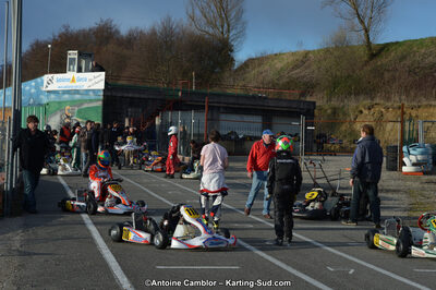 10/03/2013 : 1ère manche du Trophée Vincent Sanchez à Lavelanet (Photos Antoine Camblor) 2013 — karting