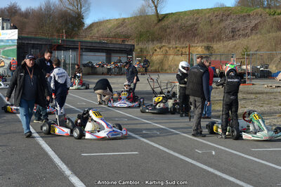 10/03/2013 : 1ère manche du Trophée Vincent Sanchez à Lavelanet (Photos Antoine Camblor) 2013 — karting