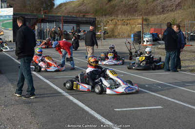 10/03/2013 : 1ère manche du Trophée Vincent Sanchez à Lavelanet (Photos Antoine Camblor) 2013 — karting
