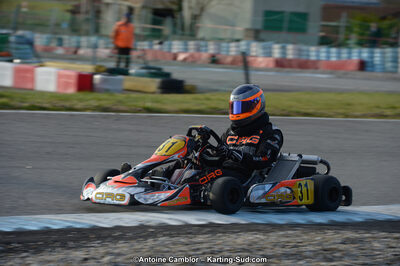 10/03/2013 : 1ère manche du Trophée Vincent Sanchez à Lavelanet (Photos Antoine Camblor) 2013 — karting