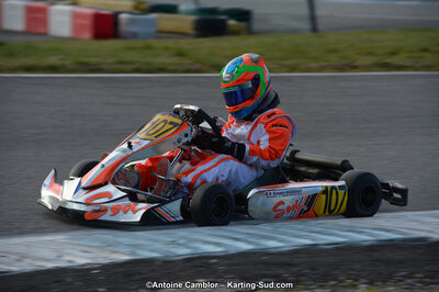 10/03/2013 : 1ère manche du Trophée Vincent Sanchez à Lavelanet (Photos Antoine Camblor) 2013 — karting