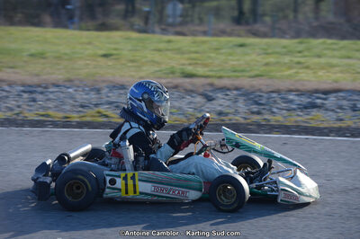 10/03/2013 : 1ère manche du Trophée Vincent Sanchez à Lavelanet (Photos Antoine Camblor) 2013 — karting