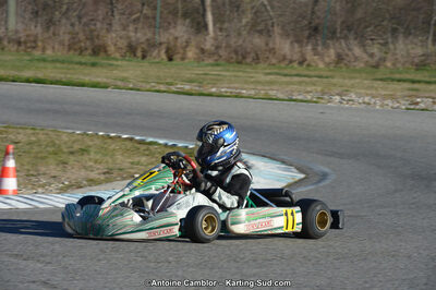 10/03/2013 : 1ère manche du Trophée Vincent Sanchez à Lavelanet (Photos Antoine Camblor) 2013 — karting