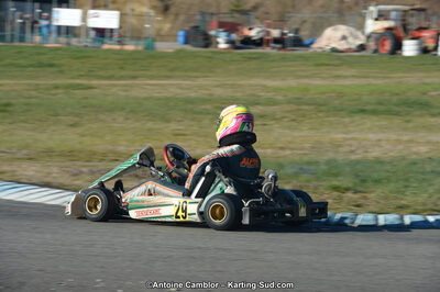 10/03/2013 : 1ère manche du Trophée Vincent Sanchez à Lavelanet (Photos Antoine Camblor) 2013 — karting