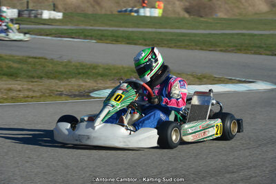 10/03/2013 : 1ère manche du Trophée Vincent Sanchez à Lavelanet (Photos Antoine Camblor) 2013 — karting