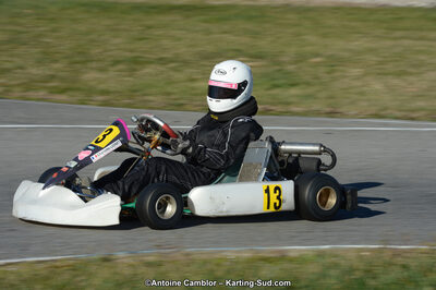 10/03/2013 : 1ère manche du Trophée Vincent Sanchez à Lavelanet (Photos Antoine Camblor) 2013 — karting