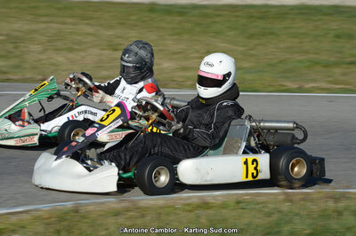 10/03/2013 : 1ère manche du Trophée Vincent Sanchez à Lavelanet (Photos Antoine Camblor) 2013 — karting