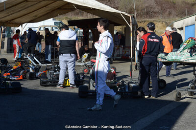 10/03/2013 : 1ère manche du Trophée Vincent Sanchez à Lavelanet (Photos Antoine Camblor) 2013 — karting