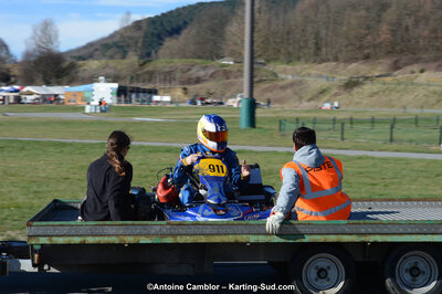 10/03/2013 : 1ère manche du Trophée Vincent Sanchez à Lavelanet (Photos Antoine Camblor) 2013 — karting