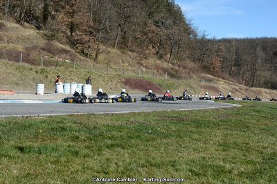 10/03/2013 : 1ère manche du Trophée Vincent Sanchez à Lavelanet (Photos Antoine Camblor) 2013 — karting