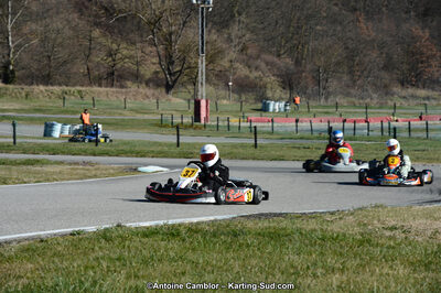 10/03/2013 : 1ère manche du Trophée Vincent Sanchez à Lavelanet (Photos Antoine Camblor) 2013 — karting