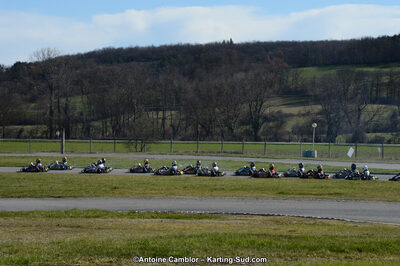 10/03/2013 : 1ère manche du Trophée Vincent Sanchez à Lavelanet (Photos Antoine Camblor) 2013 — karting