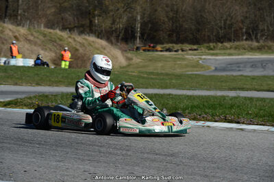 10/03/2013 : 1ère manche du Trophée Vincent Sanchez à Lavelanet (Photos Antoine Camblor) 2013 — karting