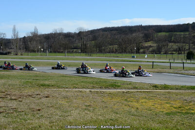 10/03/2013 : 1ère manche du Trophée Vincent Sanchez à Lavelanet (Photos Antoine Camblor) 2013 — karting