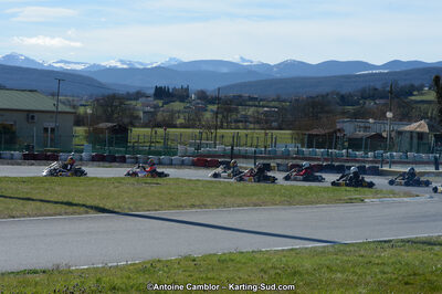 10/03/2013 : 1ère manche du Trophée Vincent Sanchez à Lavelanet (Photos Antoine Camblor) 2013 — karting