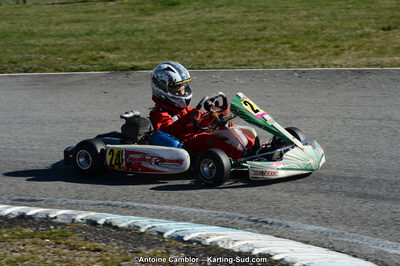 10/03/2013 : 1ère manche du Trophée Vincent Sanchez à Lavelanet (Photos Antoine Camblor) 2013 — karting