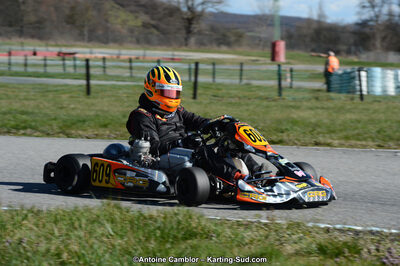 10/03/2013 : 1ère manche du Trophée Vincent Sanchez à Lavelanet (Photos Antoine Camblor) 2013 — karting