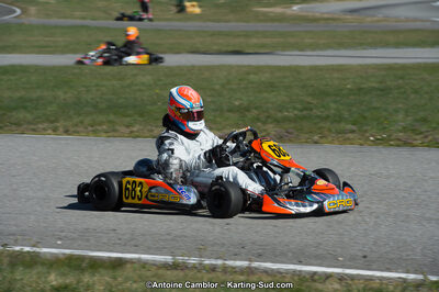 10/03/2013 : 1ère manche du Trophée Vincent Sanchez à Lavelanet (Photos Antoine Camblor) 2013 — karting