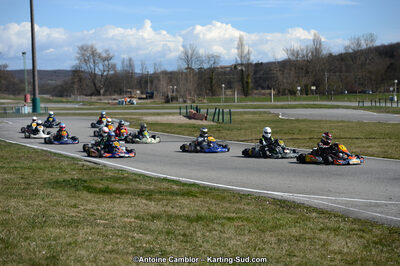 10/03/2013 : 1ère manche du Trophée Vincent Sanchez à Lavelanet (Photos Antoine Camblor) 2013 — karting
