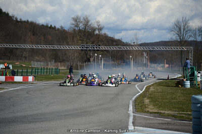 10/03/2013 : 1ère manche du Trophée Vincent Sanchez à Lavelanet (Photos Antoine Camblor) 2013 — karting
