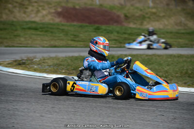 10/03/2013 : 1ère manche du Trophée Vincent Sanchez à Lavelanet (Photos Antoine Camblor) 2013 — karting