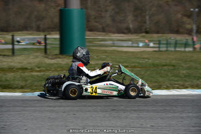 10/03/2013 : 1ère manche du Trophée Vincent Sanchez à Lavelanet (Photos Antoine Camblor) 2013 — karting