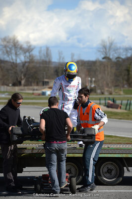 10/03/2013 : 1ère manche du Trophée Vincent Sanchez à Lavelanet (Photos Antoine Camblor) 2013 — karting