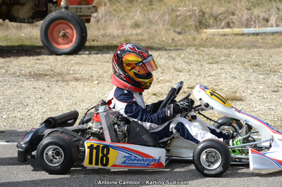 10/03/2013 : 1ère manche du Trophée Vincent Sanchez à Lavelanet (Photos Antoine Camblor) 2013 — karting
