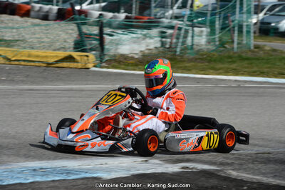 10/03/2013 : 1ère manche du Trophée Vincent Sanchez à Lavelanet (Photos Antoine Camblor) 2013 — karting