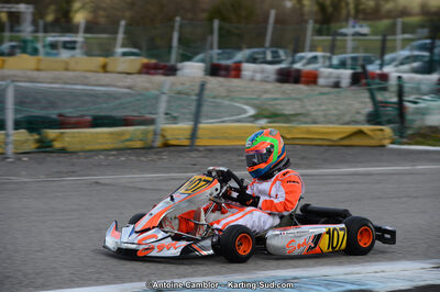 10/03/2013 : 1ère manche du Trophée Vincent Sanchez à Lavelanet (Photos Antoine Camblor) 2013 — karting