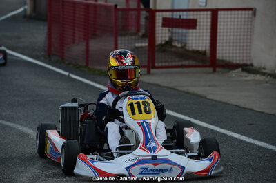 10/03/2013 : 1ère manche du Trophée Vincent Sanchez à Lavelanet (Photos Antoine Camblor) 2013 — karting