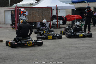 10/03/2013 : 1ère manche du Trophée Vincent Sanchez à Lavelanet (Photos Antoine Camblor) 2013 — karting