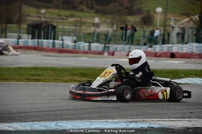 10/03/2013 : 1ère manche du Trophée Vincent Sanchez à Lavelanet (Photos Antoine Camblor) 2013 — karting