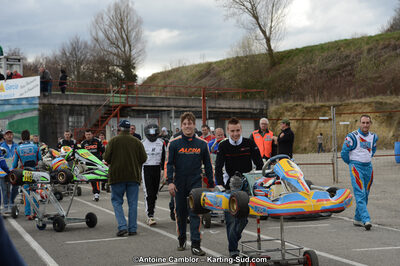 10/03/2013 : 1ère manche du Trophée Vincent Sanchez à Lavelanet (Photos Antoine Camblor) 2013 — karting