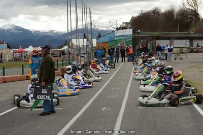 10/03/2013 : 1ère manche du Trophée Vincent Sanchez à Lavelanet (Photos Antoine Camblor) 2013 — karting