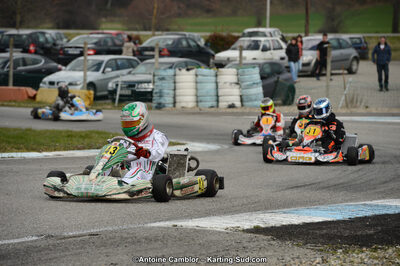 10/03/2013 : 1ère manche du Trophée Vincent Sanchez à Lavelanet (Photos Antoine Camblor) 2013 — karting