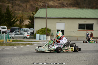 10/03/2013 : 1ère manche du Trophée Vincent Sanchez à Lavelanet (Photos Antoine Camblor) 2013 — karting