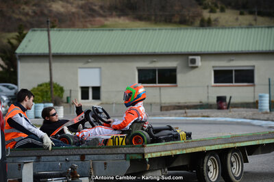 10/03/2013 : 1ère manche du Trophée Vincent Sanchez à Lavelanet (Photos Antoine Camblor) 2013 — karting
