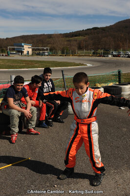 10/03/2013 : 1ère manche du Trophée Vincent Sanchez à Lavelanet (Photos Antoine Camblor) 2013 — karting