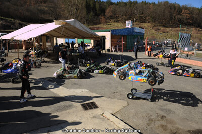 10/03/2013 : 1ère manche du Trophée Vincent Sanchez à Lavelanet (Photos Antoine Camblor) 2013 — karting