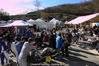 10/03/2013 : 1ère manche du Trophée Vincent Sanchez à Lavelanet (Photos Antoine Camblor) 2013 — karting