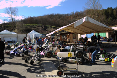 10/03/2013 : 1ère manche du Trophée Vincent Sanchez à Lavelanet (Photos Antoine Camblor) 2013 — karting