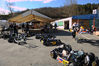 10/03/2013 : 1ère manche du Trophée Vincent Sanchez à Lavelanet (Photos Antoine Camblor) 2013 — karting