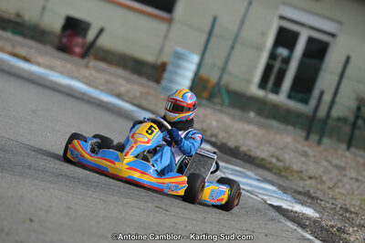 10/03/2013 : 1ère manche du Trophée Vincent Sanchez à Lavelanet (Photos Antoine Camblor) 2013 — karting
