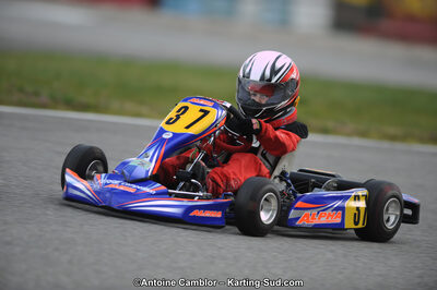 10/03/2013 : 1ère manche du Trophée Vincent Sanchez à Lavelanet (Photos Antoine Camblor) 2013 — karting