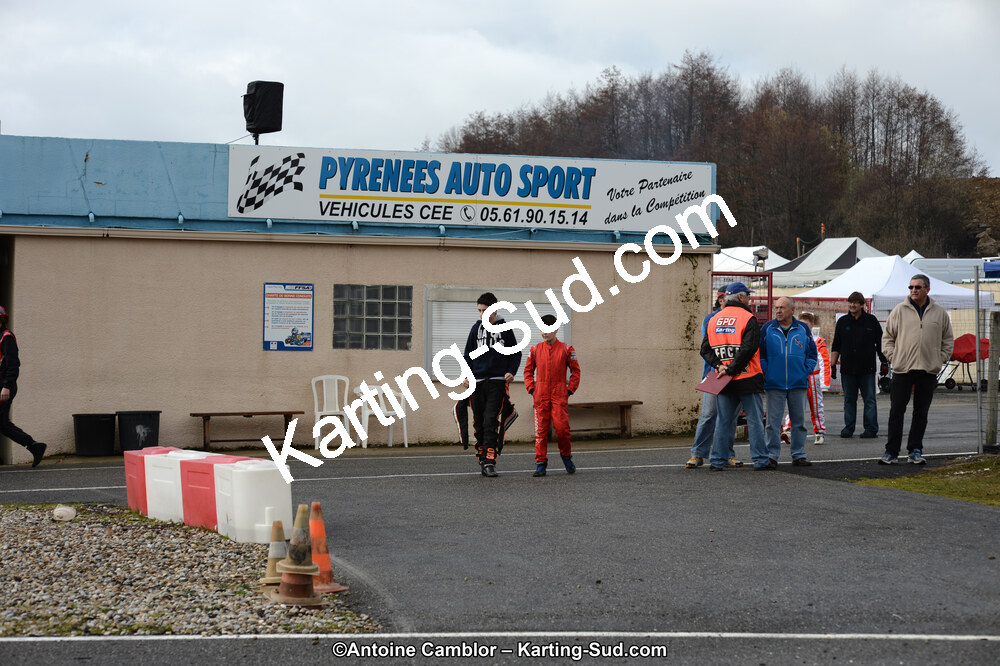 10/03/2013 : 1ère manche du Trophée Vincent Sanchez à Lavelanet (Photos Antoine Camblor) 2013 — karting