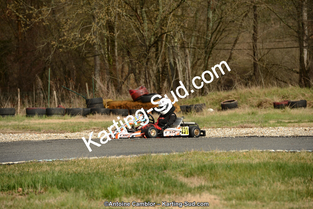 10/03/2013 : 1ère manche du Trophée Vincent Sanchez à Lavelanet (Photos Antoine Camblor) 2013 — karting