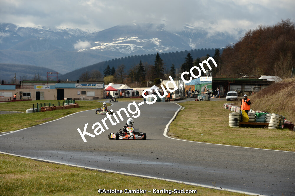 10/03/2013 : 1ère manche du Trophée Vincent Sanchez à Lavelanet (Photos Antoine Camblor) 2013 — karting