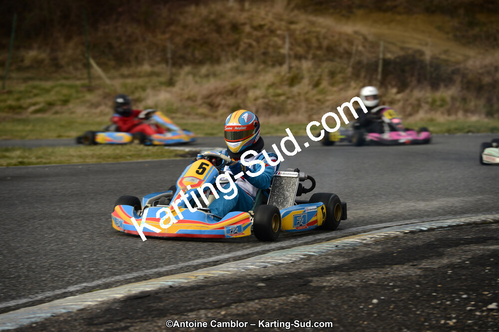 10/03/2013 : 1ère manche du Trophée Vincent Sanchez à Lavelanet (Photos Antoine Camblor) 2013 — karting